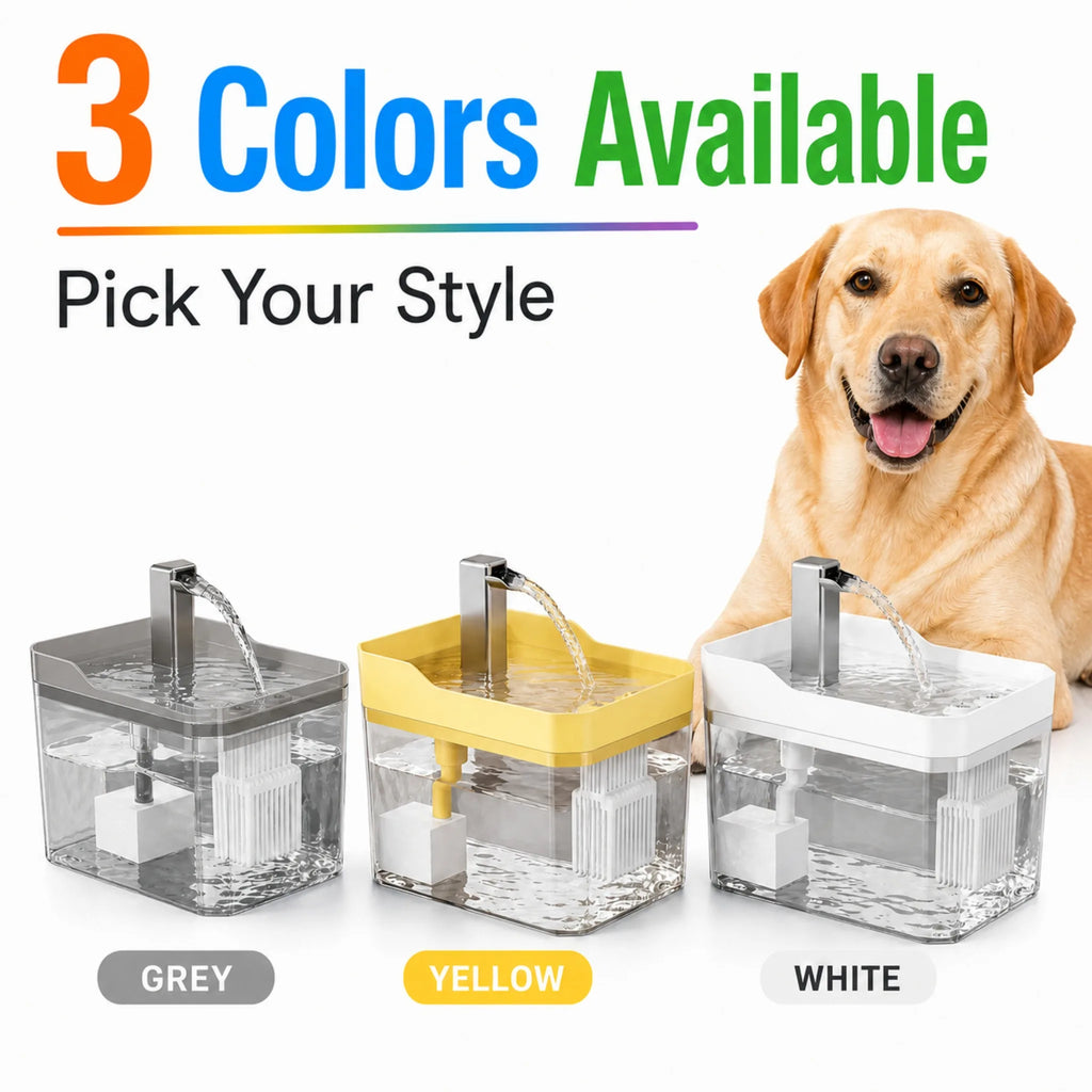 GIOVORA Pet Water Fountain