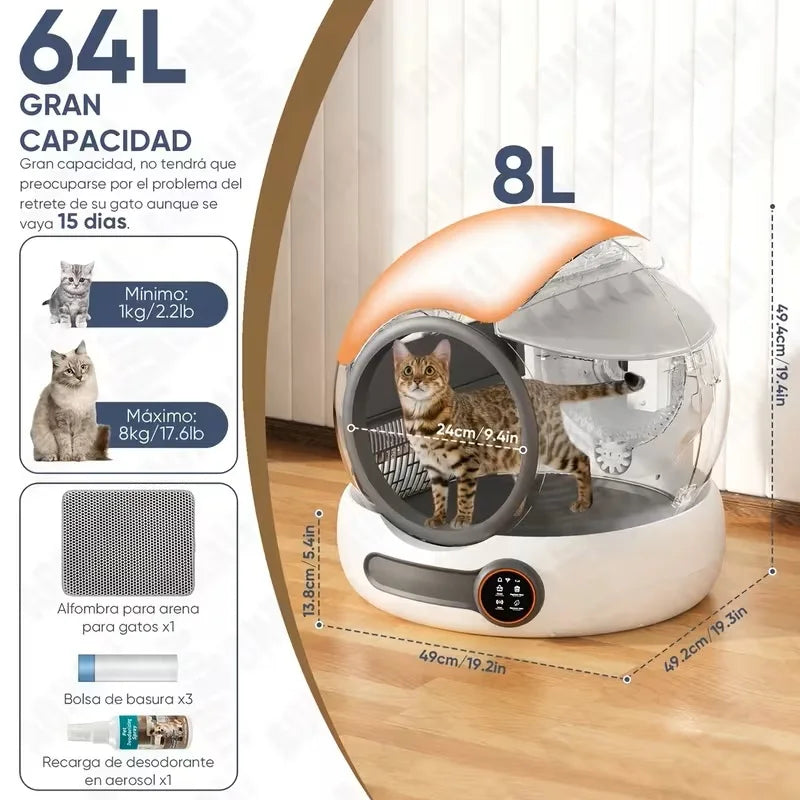 GIOVORA Self-Cleaning Litter Box