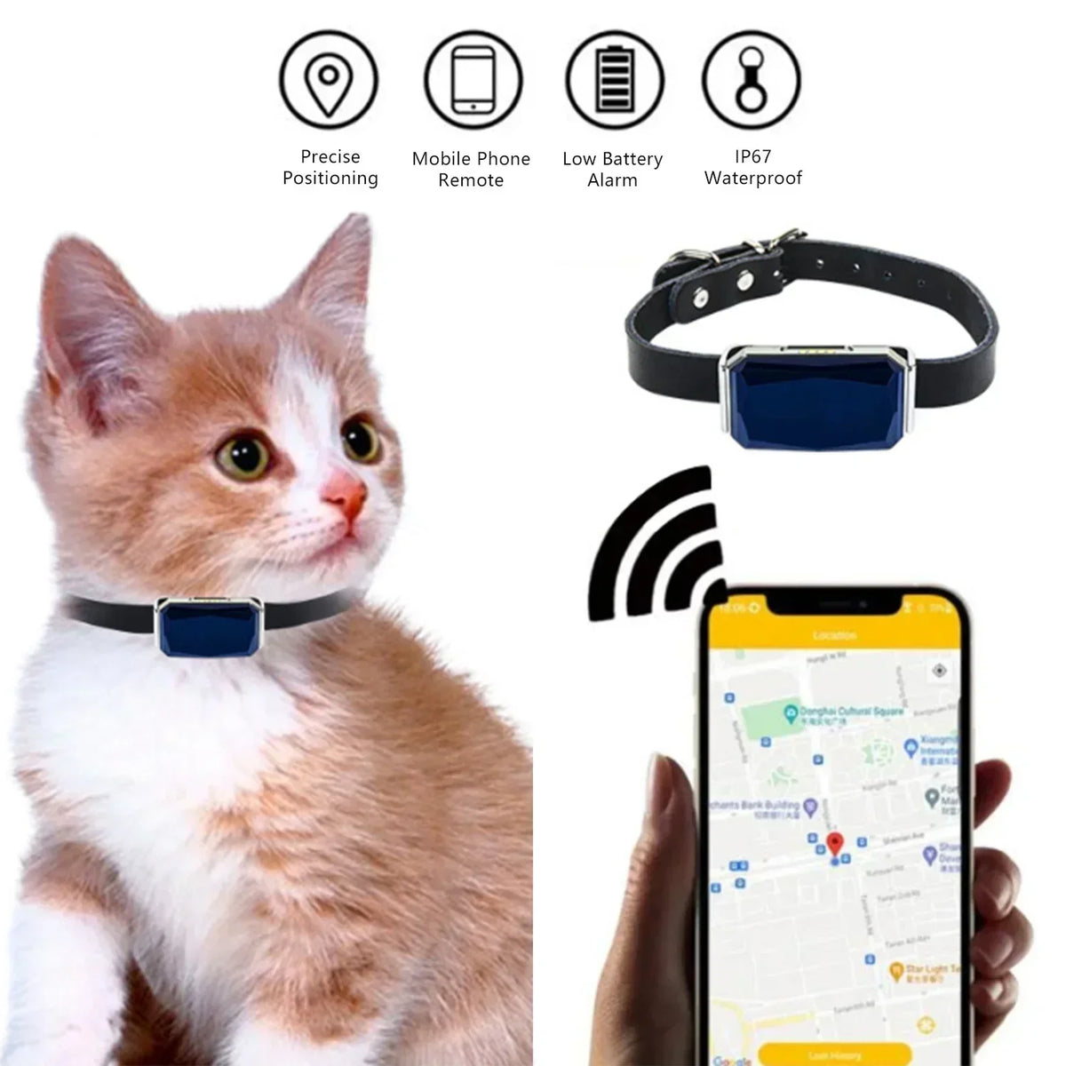 GIOVORA Pet GPS Tracker