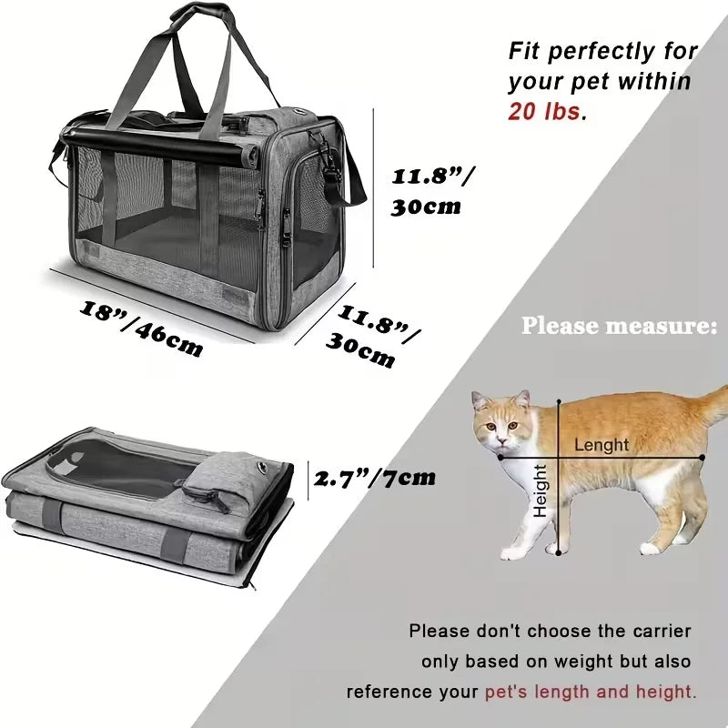 GIOVORA Portable Pet Carrier