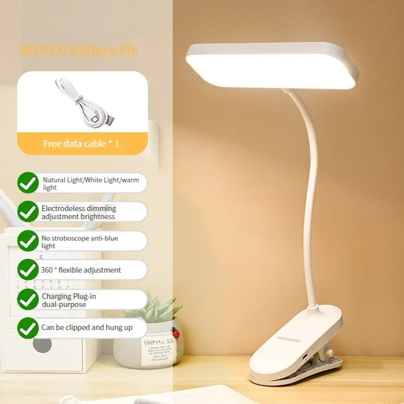 GIOVORA LED Clip Desk Lamp
