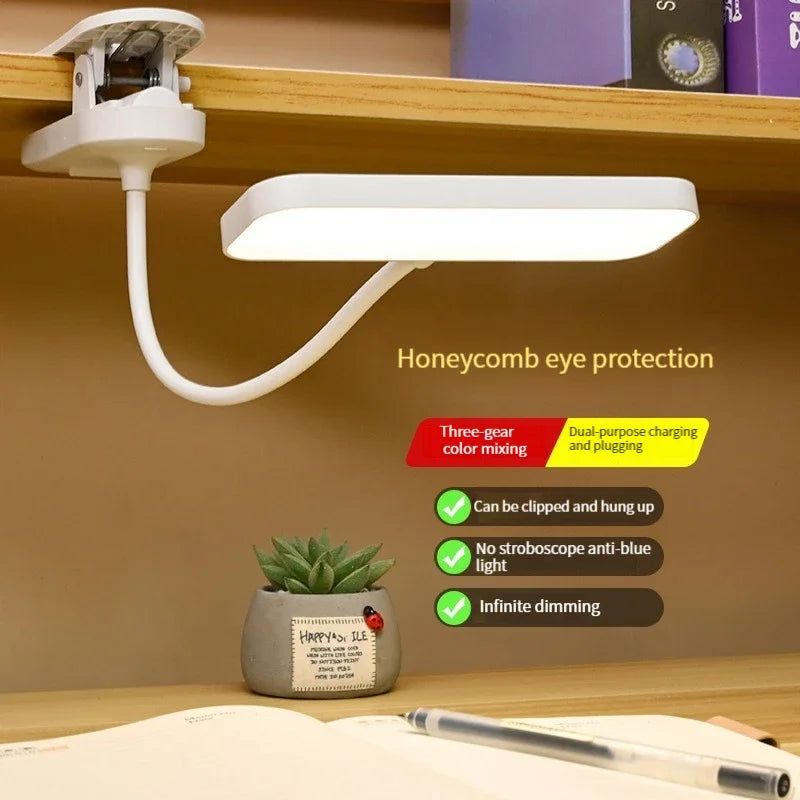 GIOVORA LED Clip Desk Lamp
